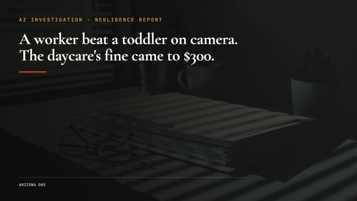 Arizona Daycare Violations: The $100 Fine Cap