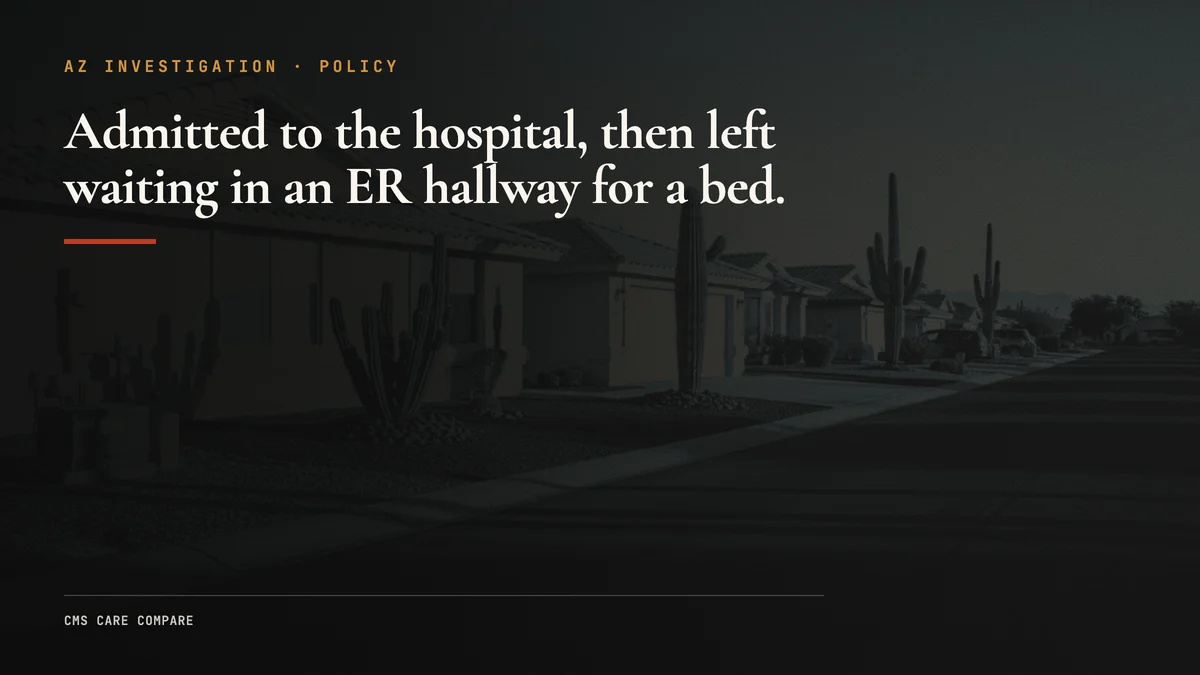 Arizona Hospitals With the Most ER Boarding Delays
