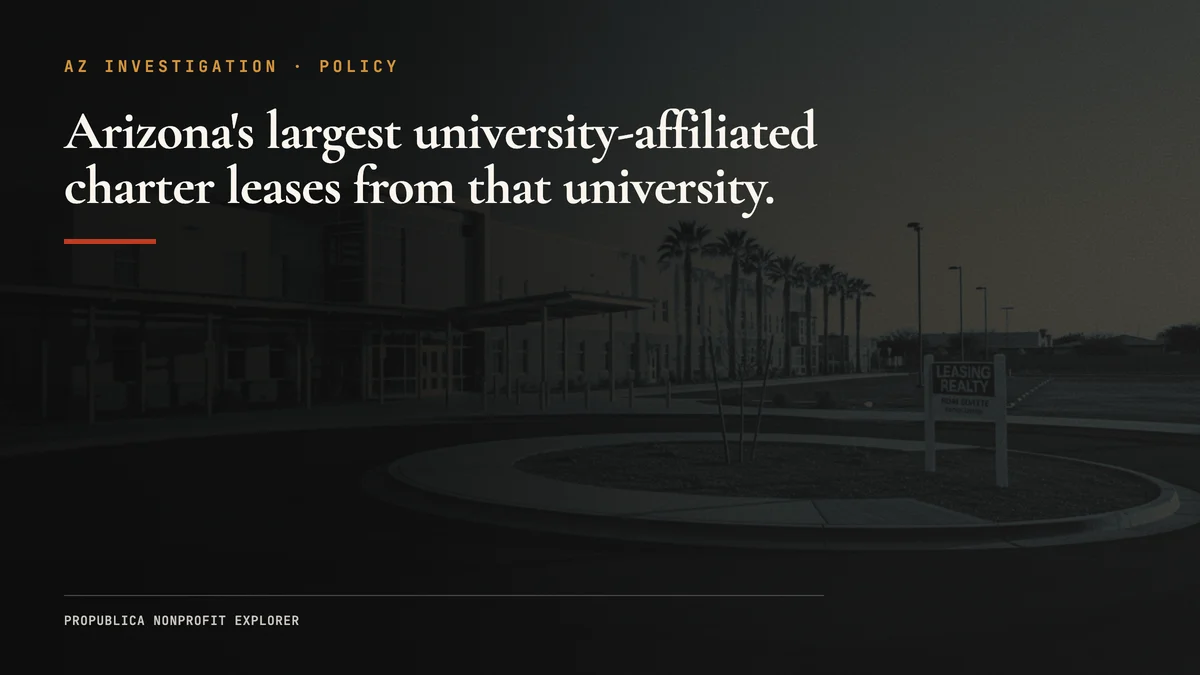 ASU Prep's $5.4M Loss: A Related-Party Lease