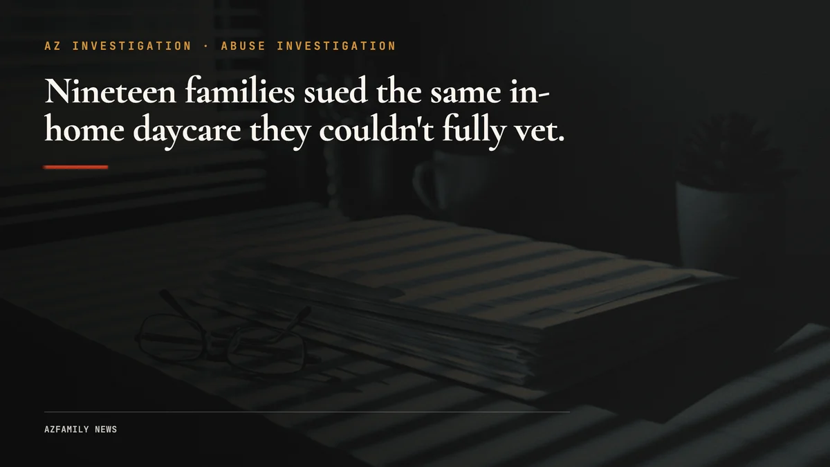 19 Families Sue a Coolidge In-Home Daycare
