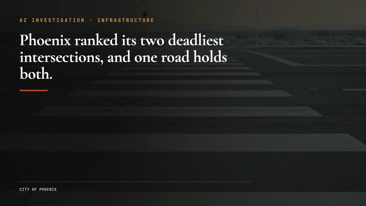 Phoenix's 2 Deadliest Intersections Sit on One Road
