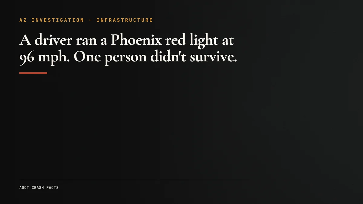 A Red-Light Death on the Road Phoenix Already Flagged