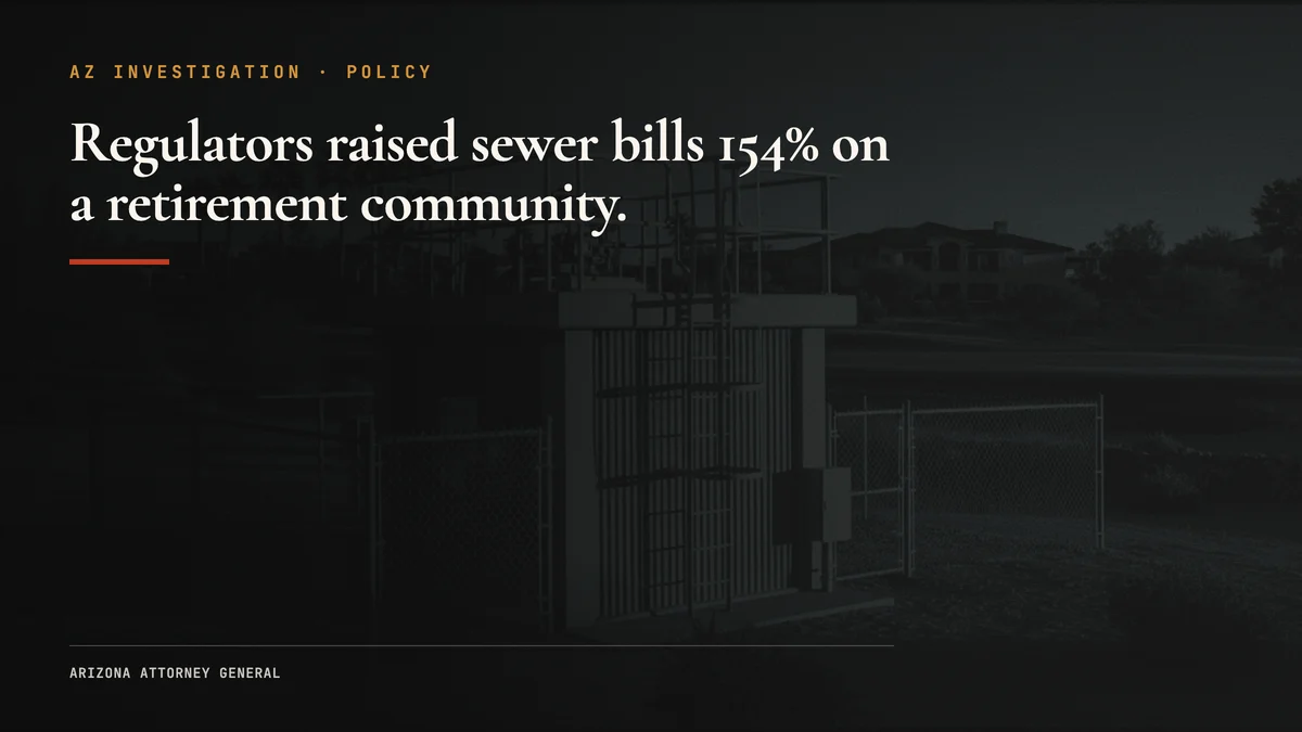 ACC Approved 154% Sewer Hike for Robson Ranch