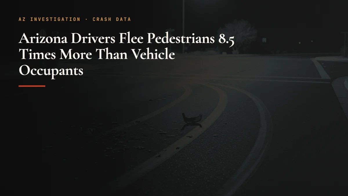 The Vanishing Driver: AZ Drivers Flee 8.5x More