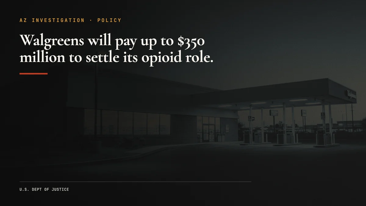 Walgreens Opioid Settlement: Arizona's Role