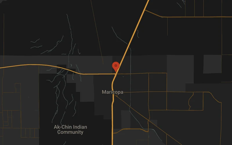Local area road map for Maricopa Personal Injury Attorneys