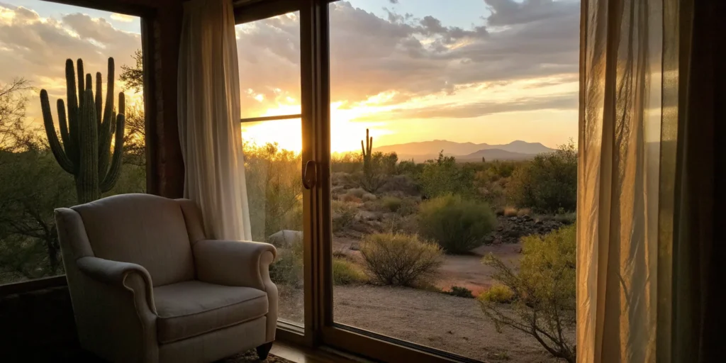 Arizona desert sunset. Elder abuse lawyer, Buckeye, AZ.