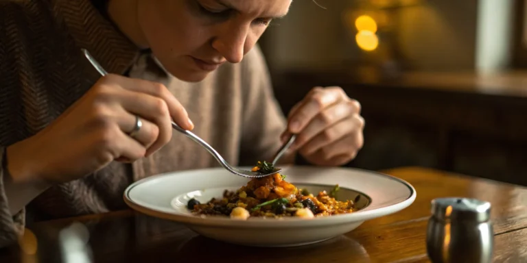 Foreign object in food.