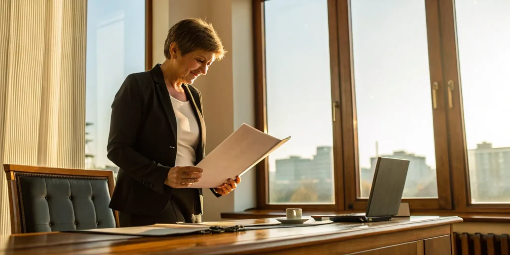 Civil lawyer working on a contingency case.