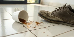 A slip and fall hazard that determines the worth of a pain and suffering claim.