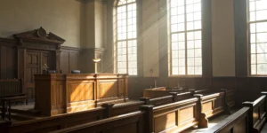 An Arizona courtroom where a wrongful death claim is filed.